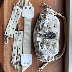 White crossbody/ shoulder bag
